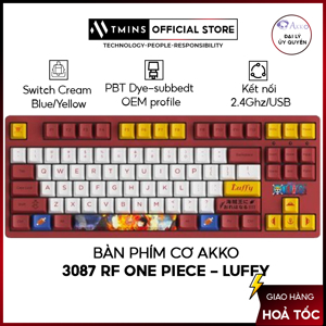 Bàn phím - Keyboard Akko 3087 V2 One Piece Luffy