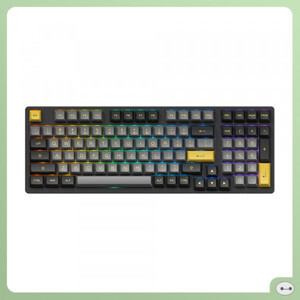 Bàn phím - Keyboard Akko 3098N Multi-modes Black Gold