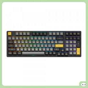 Bàn phím - Keyboard Akko 3098N Multi-modes Black Gold