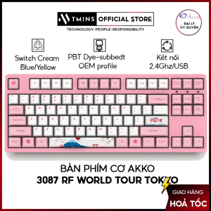 Bàn phím - Keyboard Akko 3087 World Tour Tokyo