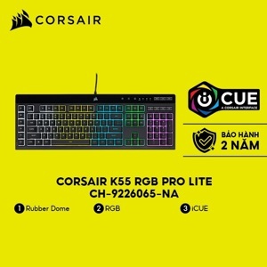 Bàn phím - Keyboard Corsair K55 RGB Gaming