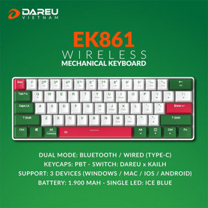 Bàn phím - Keyboard DareU EK861