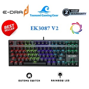 Bàn phím - Keyboard E-Dra EK3087 v2