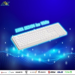 Bàn phím - Keyboard E-Dra EK3104 Ice White