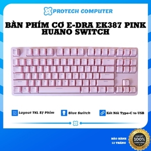 Bàn phím - Keyboard E-Dra EK387 Dream Pink