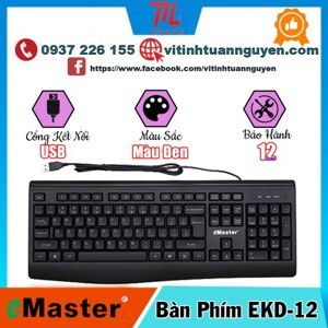 Bàn phím - Keyboard Emaster EKD-12