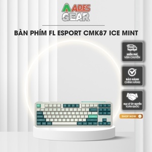 Bàn phím - Keyboard FL-Esports CMK87 Ice Mint 3 Mode