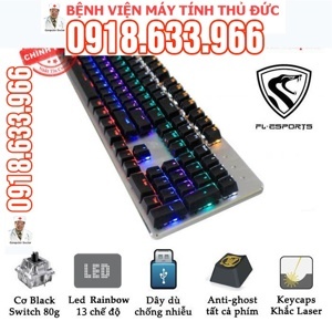 Bàn phím - Keyboard FL ESports K180CLed
