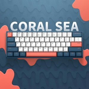 Bàn phím - Keyboard IQunix F60 Coral Sea