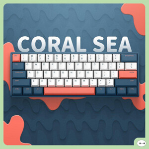 Bàn phím - Keyboard IQunix F60 Coral Sea