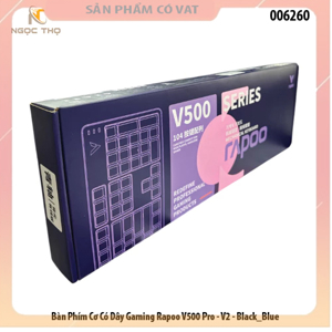 Bàn phím - Keyboard Rapoo V500 Pro Blue