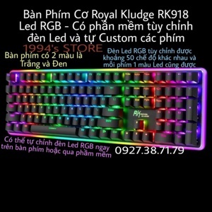 Bàn phím - Keyboard Royal Kludge RK918 RGB