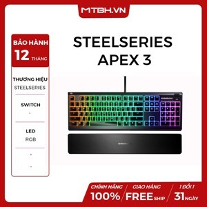 Bàn phím - Keyboard Steelseries Apex 3