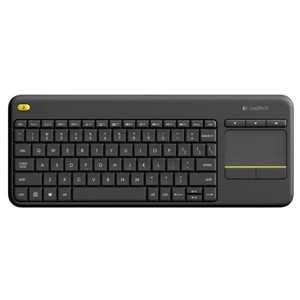 Bàn phím không dây Logitech K400 Plus - Màu đen/ trắng