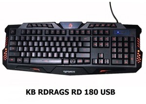 Bàn phím LED chơi game Rdrags RD180 - có dây