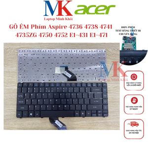 Bàn phím laptop Acer 3810/4736/4738/4741