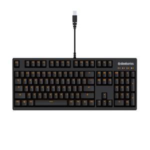Bàn phím SteelSeries Apex M260 Frost Blue (Red Switch) cổng USB, màu trắng