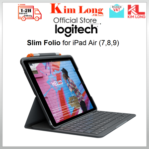 Bàn phím tích hợp case Logitech Slim Folio for Ipad Gen 7,8,9