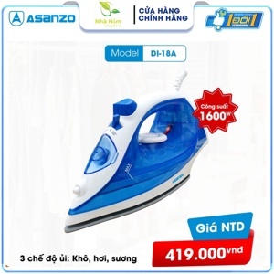 Bàn ủi hơi nước Asanzo DI-18A - 1600W