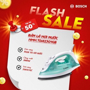 Bàn ủi hơi nước Bosch TDA2301GB (2000W)