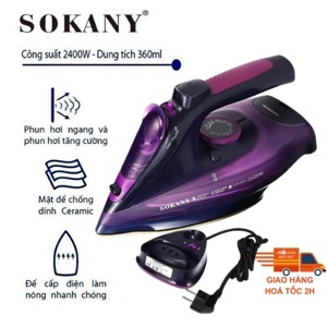 Bàn ủi hơi nước gia đình Sokany AJ-2085 - 2400W