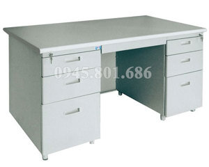 Bàn làm việc Hòa Phát LC140 (LC-140) - chân sắt