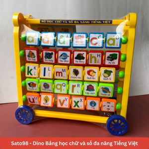 Bảng chữ cái, chữ số Tiếng anh Dino Sato 97