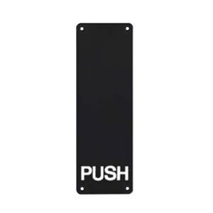 Bảng đẩy cửa Push đen mờ Hafele 987.11.303