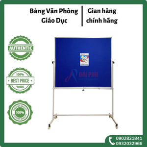 Bảng ghim có chân di động kích thước 120x240cm