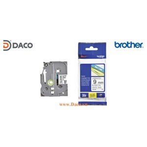 Băng nhãn Brother TZe-221 9mmx8m nền trắng
