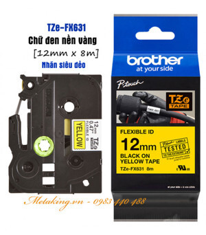 Băng nhãn Brother TZe-FX631