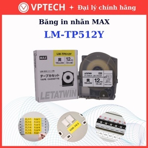 Băng nhãn trắng 12mm LM-TP512W