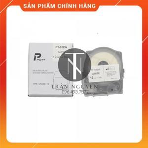 Băng nhãn trắng 12mm PT-512W