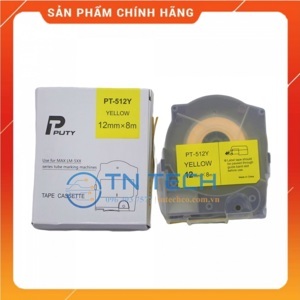 Băng nhãn trắng 12mm PT-512W