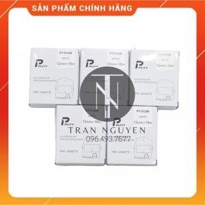 Băng nhãn trắng 12mm PT-512W