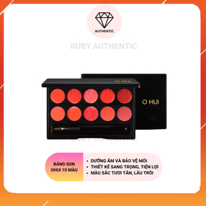 Bảng son Ohui Rouge Real Lipstick - 10 màu