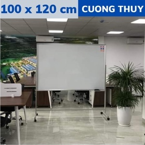 Bảng từ trắng có chân di động KT 100x120cm