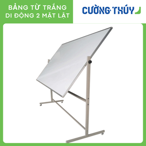 Bảng từ trắng di động 2 mặt lật