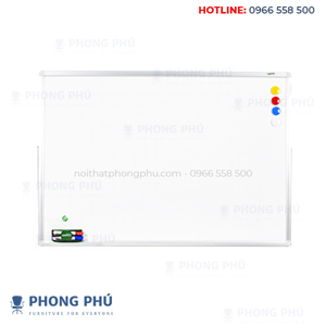 Bảng từ xanh viết phấn chống lóa BT02 - 80 x 120cm
