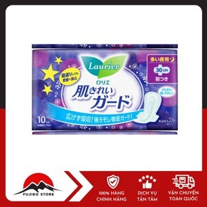 Băng vệ sinh ban đêm KAO Laurier có cánh 10 miếng 30 cm