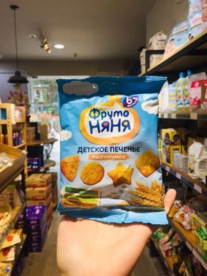 Bánh ăn dặm Fruto NyaNya lúa mạch hộp 150gr 6m+