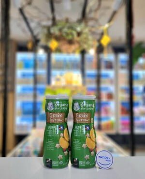 Bánh ăn dặm Gerber Organic Puffs