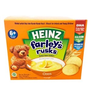 Bánh ăn dặm Heinz Farley's Rusks - 120g, 6m+
