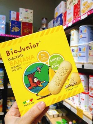 Bánh ăn dặm hữu cơ cho bé Bio Junior 100g (Từ 7 tháng tuổi)