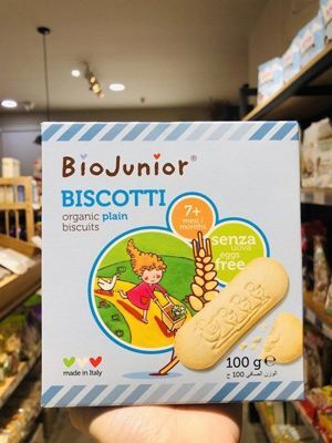 Bánh ăn dặm hữu cơ cho bé Bio Junior 100g (Từ 7 tháng tuổi)