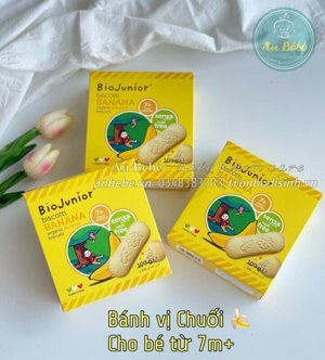 Bánh ăn dặm hữu cơ cho bé Bio Junior 100g (Từ 7 tháng tuổi)