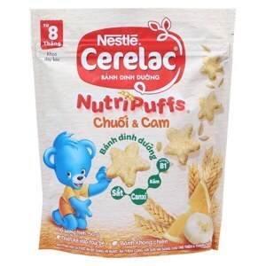 Bánh ăn dặm Nestle Cerelac Nutripuffs gói 50g