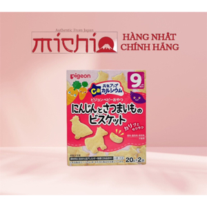 Bánh ăn dặm Pigeon khoai lang và cà rốt - 40g