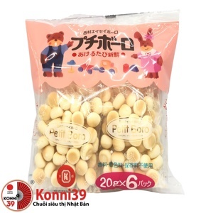 Bánh ăn dặm trẻ em hình viên PETIT BORO 20g x 6 gói