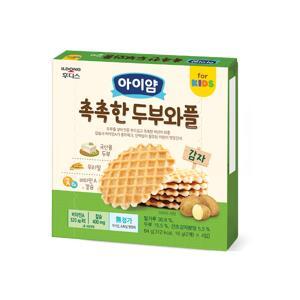 Bánh ăn dặm waffle đậu hũ Ildong cho bé 12m+ 64g